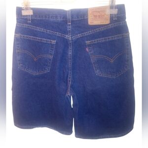 Vintage 2000 Levi's 550 Jean Shorts Men's 34(Fits 32") Blue Relaxed Fit Jort Y2k